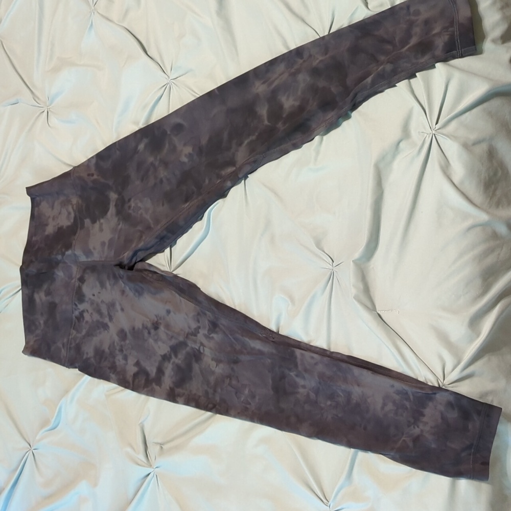 Lululemon Gray Black Marble Align Leggings Gem